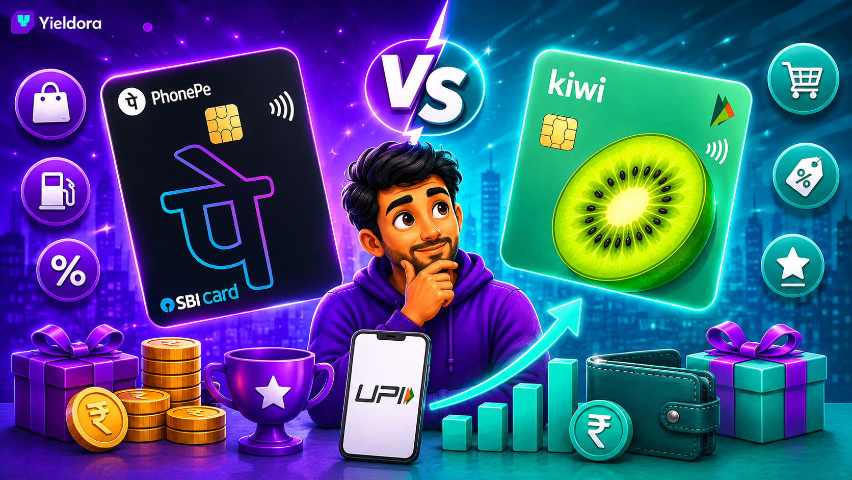 Kiwi vs PhonePe SBI Select Black Credit Card: Which UPI Credit Card Actually Pays You More in 2026?